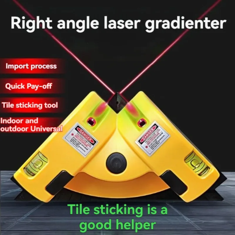 

Laser Level 90 ° High-precision Building Ceramic Tile Laser Red Dot Aiming Line Right Angle Ground Wire Laser Level Tool