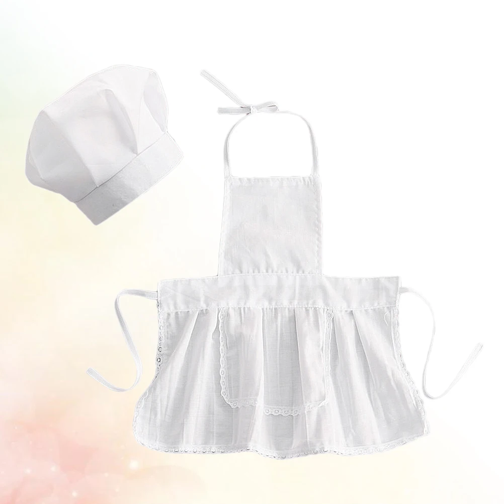 

Photography Props Chef Hat Set Clothes Clothing Apron Costume