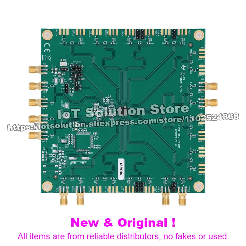 LMK1D1212EVM LMK1D1212 low jitter 2:12 LVDS fan-out buffer evaluation module