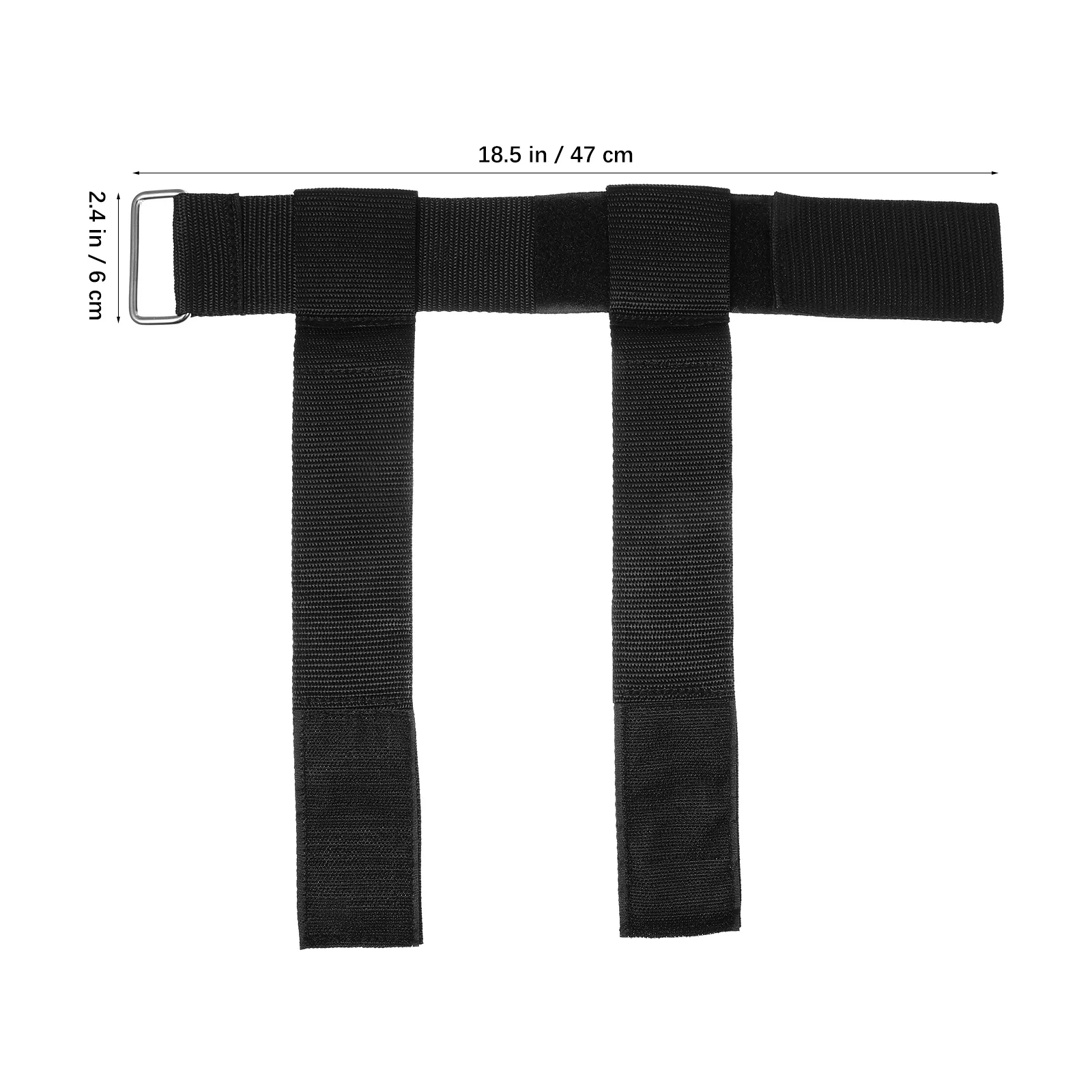 2 قطعة الأشرطة الكاحل قابل للتعديل الدمبل العصابات القدم للمنزل الصالة الرياضية الساق التدريبات رفع الأثقال أوتار الركبة المدرب ممارسة المعدات #4