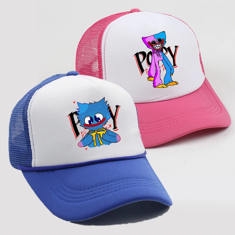 

Poppy Playtime Men Women Baseball Cap Huggy Wuggy Boy Girl Peaked Cap Djustable Sunhat Cartoon Kids Adult Outdoor Beach Hat