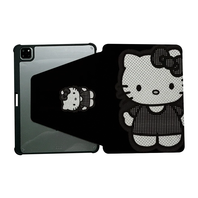 

Новый чехол для планшета Kawaii Hello Kitty для iPad Pro 2024 11 дюймов Mini 4 5 6 7 8,3 Air 5 6 7 2022 10-го поколения 10,9 11-я акриловая крышка