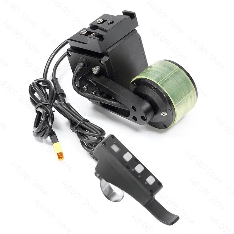 Power Booster Bike Rear Wheel Drive To Electric Kit Mountain Bike Electric Accessories 48V 350W Mid Mounted Battery