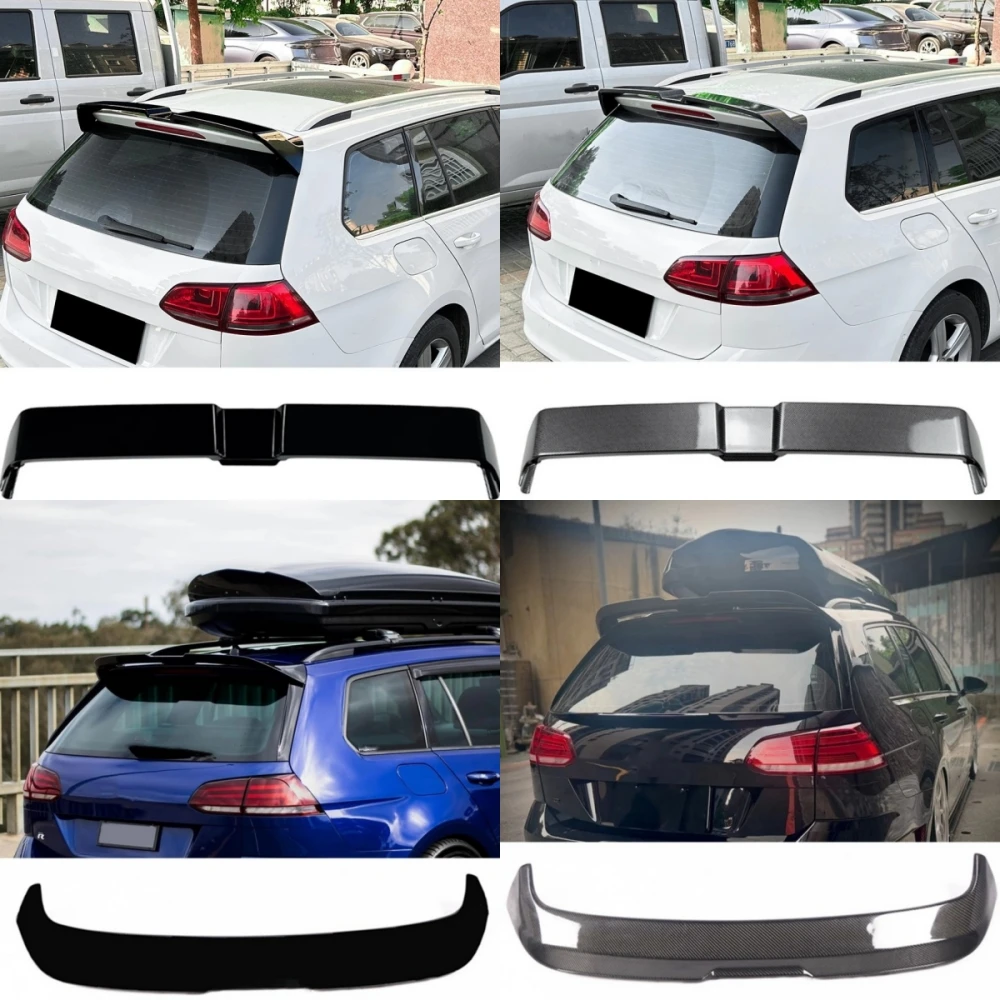 For Volkswagen vw Golf 7 Station wagon Modified stoving varnish Car Tail Wing Rear Spoiler Assembly Auto Accessories