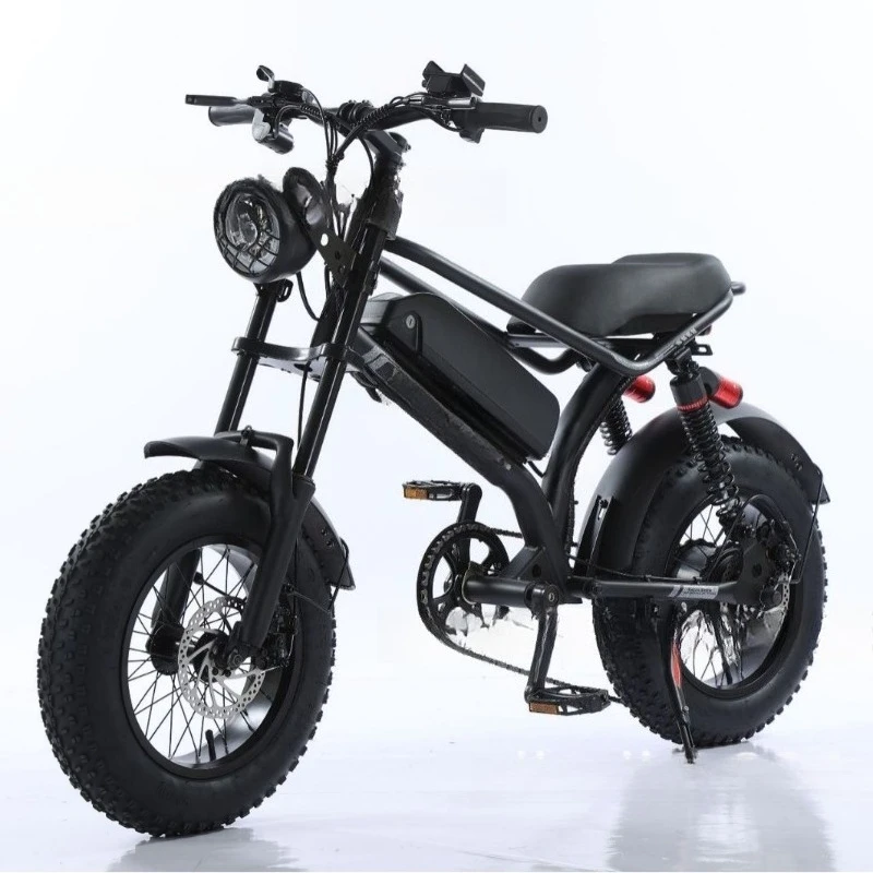 16-inch snow bike, retro trendy mountain bike, student edition, commuter speed assist bike