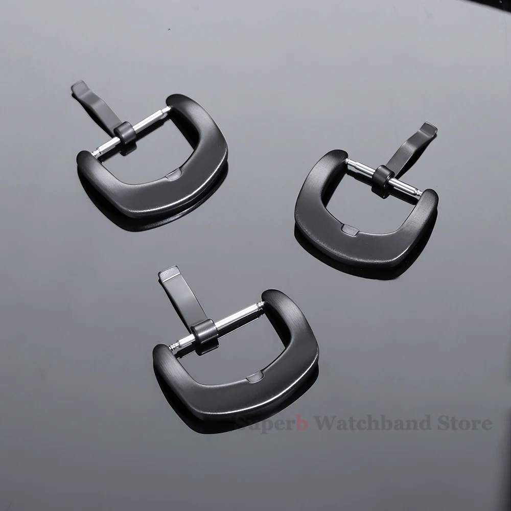 316L Stainless Steel Watch Buckle 16mm 18mm 20mm Pin Button Fine Polished Clasp Watchbands Clasp Watch Accessories