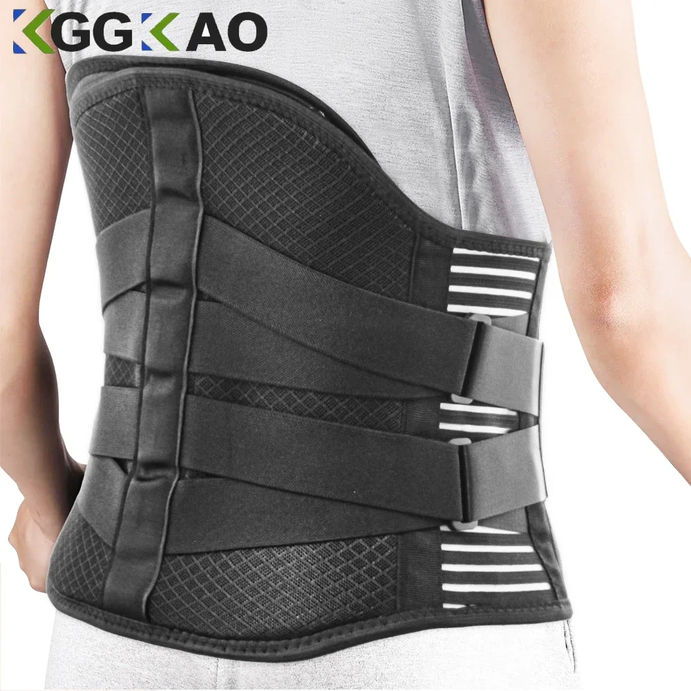 

Back Brace for Lower Back Support Pain Relief for Women Men,Breathable Lumbar Support Belt with Big Lumbar Support Pad for Home