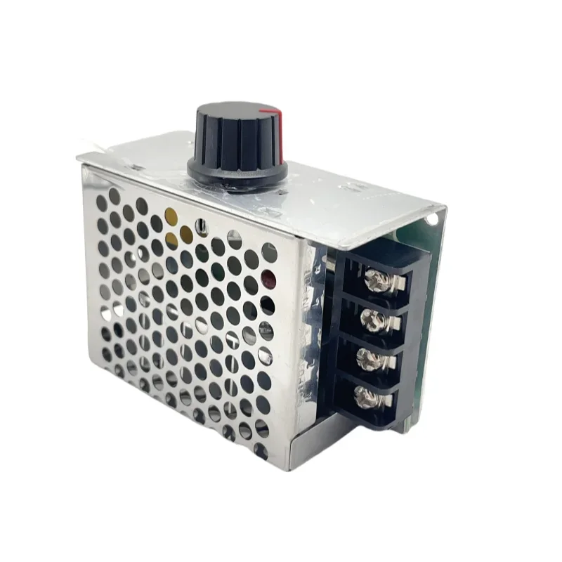 4000W high-power silicon controlled electronic voltage regulator dimming speed regulation temperature with insurance case