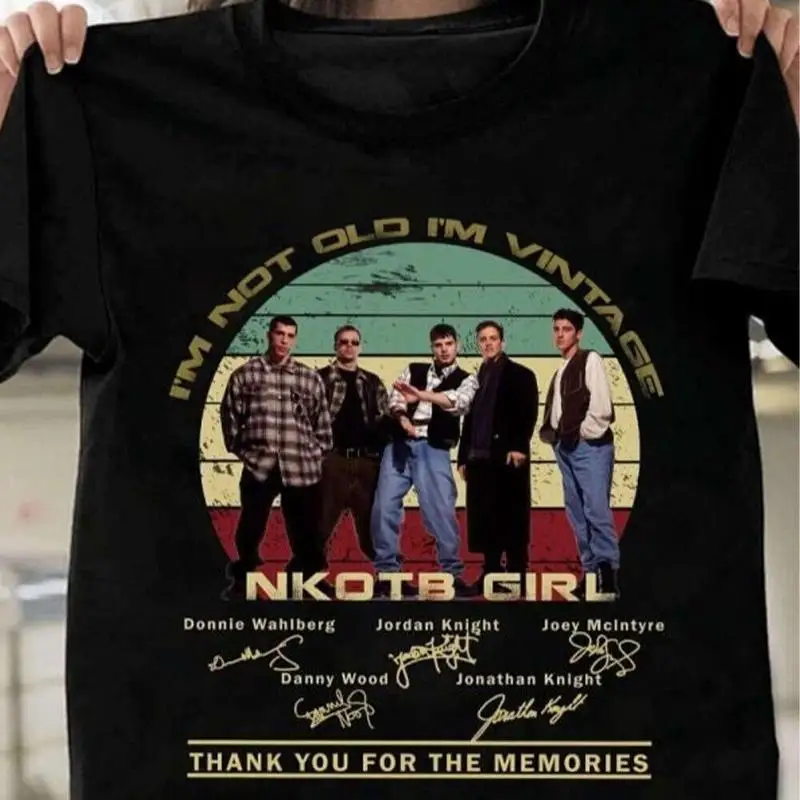 

Редкая футболка NKOTB New Kids On The Block Tour 1989 года, хлопок HS832