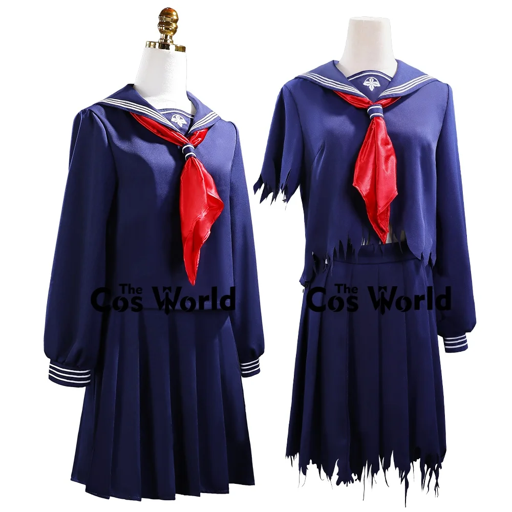 

Hinako Shimizu Embroidered Sailor Suit JK Uniform Outfits Horror Game Cosplay Costumes