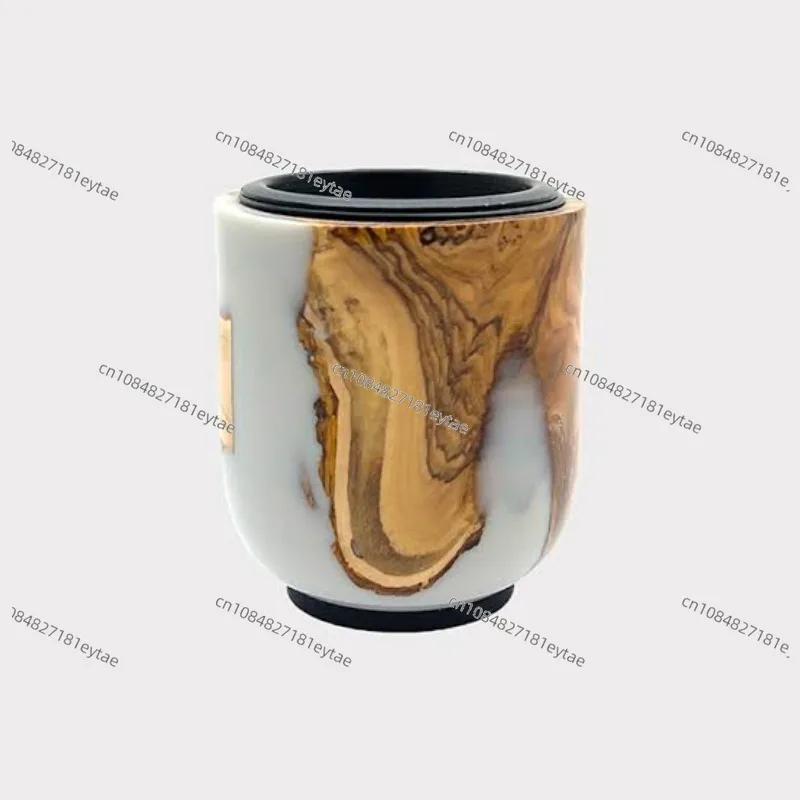 Quemador de incienso Bakhoor de epoxi de madera nuevo de diseño único, quemador Madhkan, quemador árabe Oud para perfume doméstico de Ramadán
