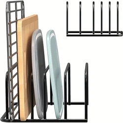 Multi Layer Chopping Cutting Board Holder Pot Lid Organizer Rack Shelf Stand Kitchen Storage Holder Space Saving For Kitchen