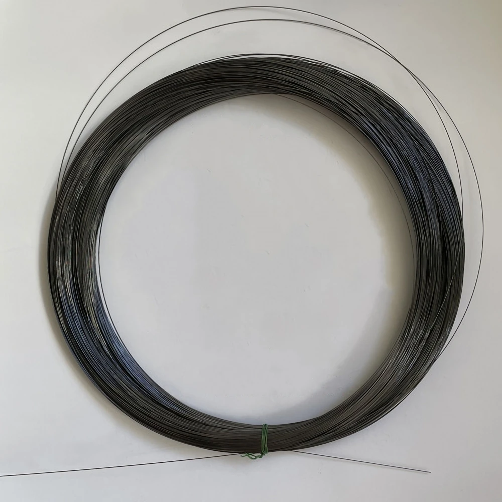 1M Super Elastic Nitinol Alloy Nickel-Titanium Straight Wire 0.1-1.8MM Hyperelastic Filament Black Spring Steel Wire