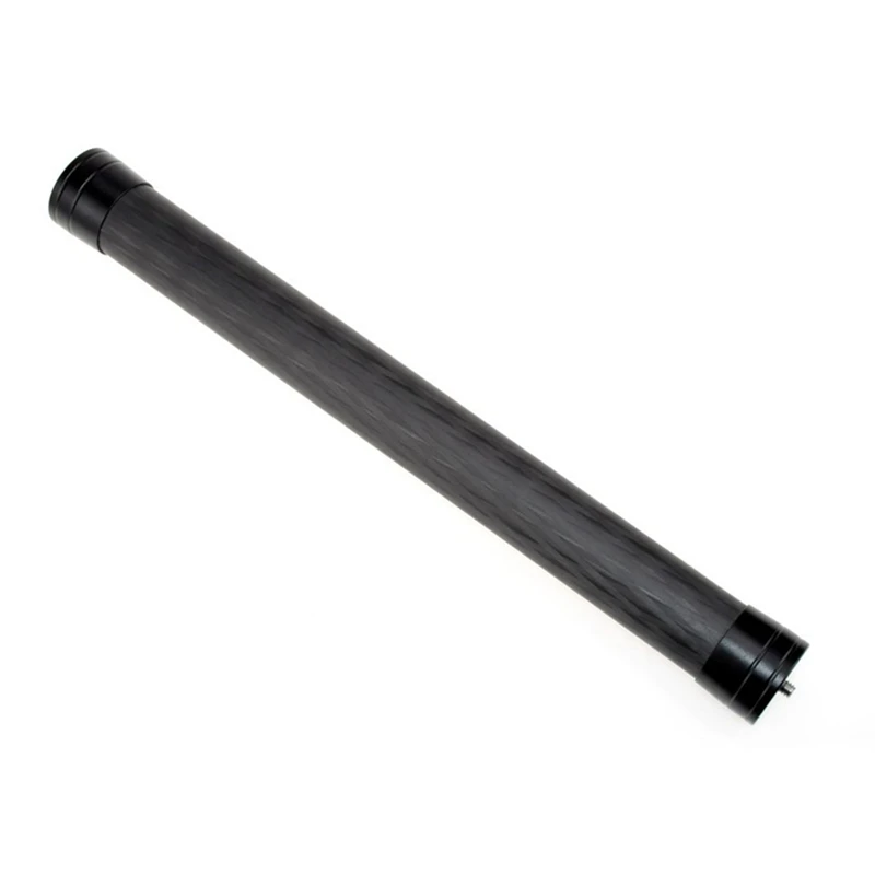 Varilla de extensión de fibra de carbono, varilla de monopié de 35CM, palo extensible con tornillo 1/4 para varilla de extensión DJI Feiyu Ronin