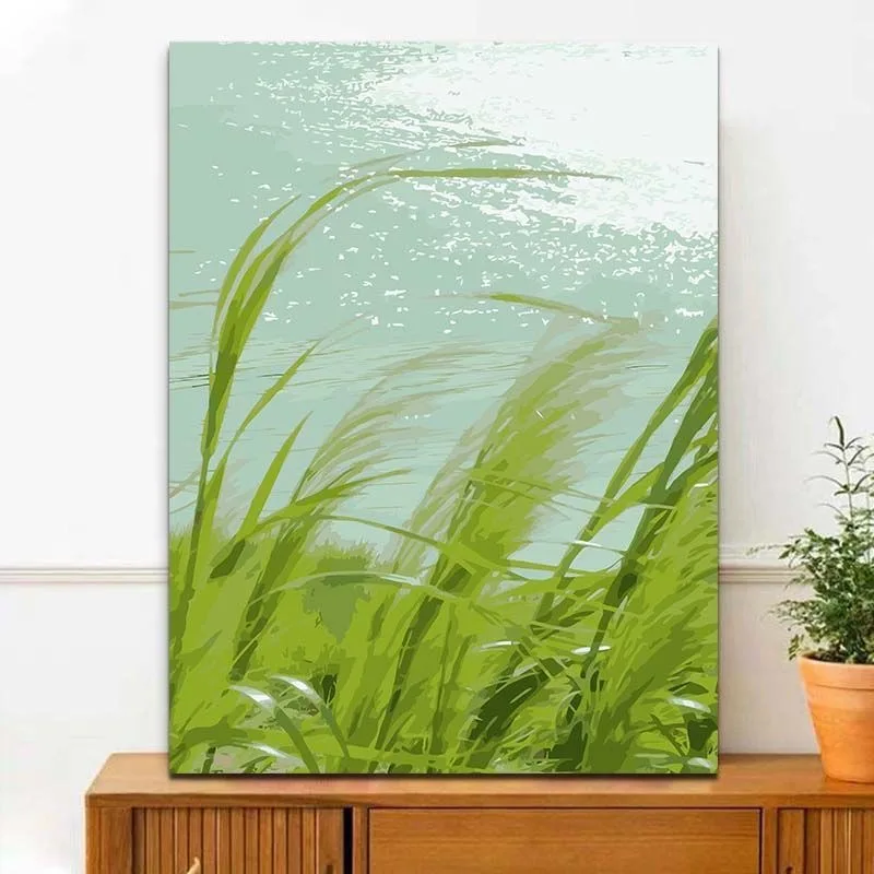 

E-0016 Texture Floral Oil Painting - Thick Brushstrokes Flower Art - Modern Canvas