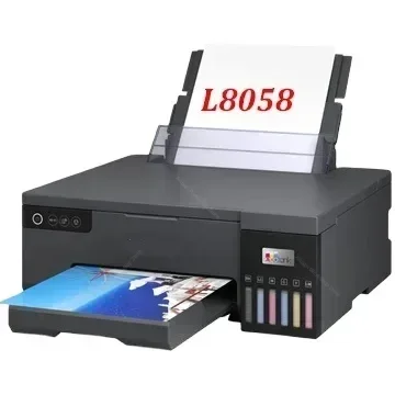 6 color XP600 head WIFI A4 automatic Desktop PVC ID card sublimation transfer inkjet printer for EPSON L8058 No Ink