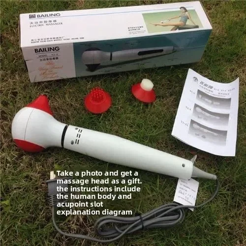 Practical bestseller Bailing Massager Electric Handheld Acupressure Massager Vibration Abdomen Shoulder Calf Abdominal Massager view 3
