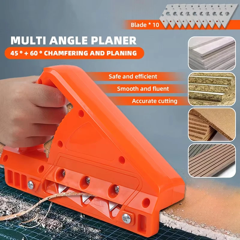 

1PC Plasterboard Quick Cutter with Blade Gypsum Board Hand Plane Drywall Edge Chamfer 45° Woodworking Trimmer Hand Tool Sets