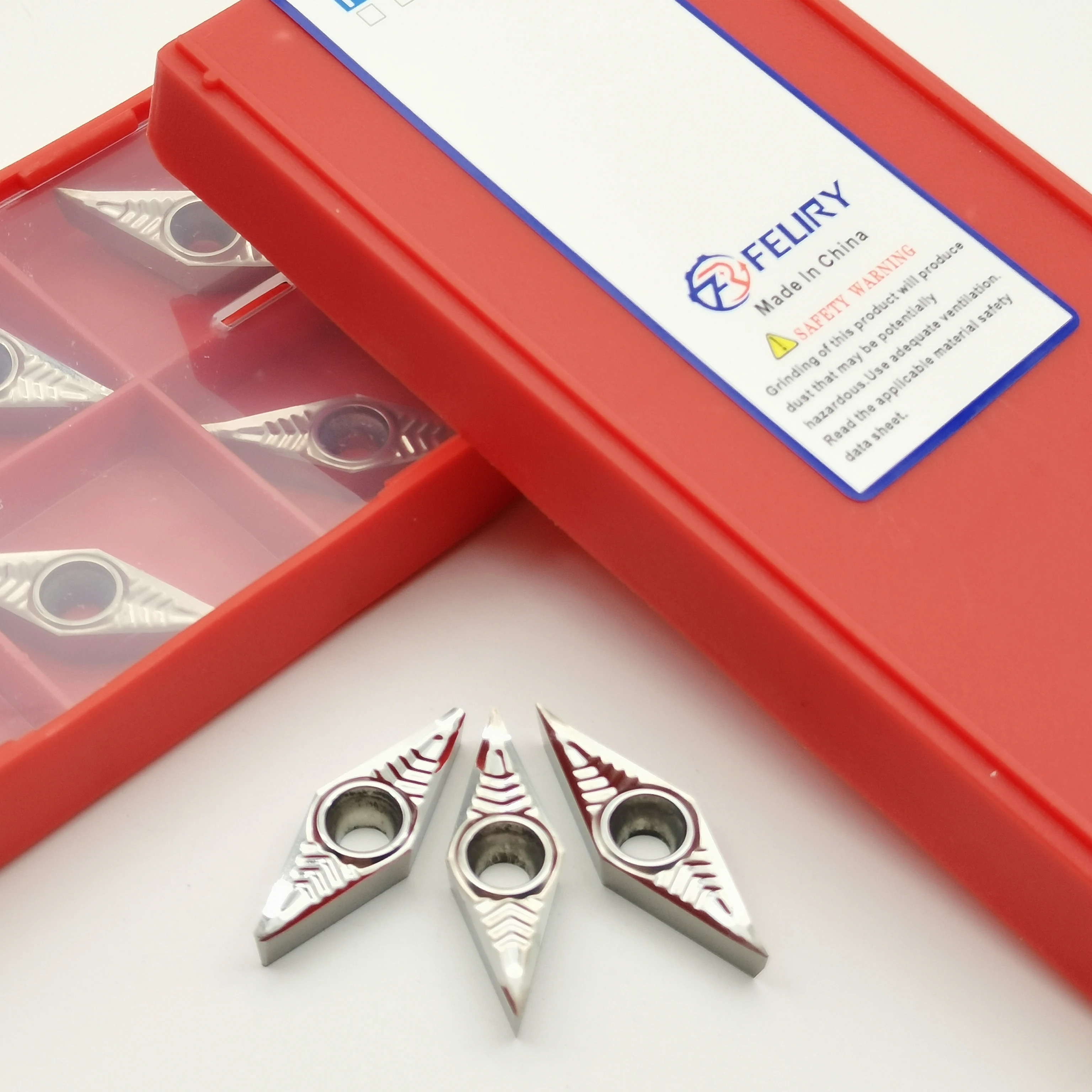 

10PCS High-quality hard alloy cutting tools VBGT160402 VBGT160404 VBGT160408-AL K10 can process all-aluminum and all-copper VBGT