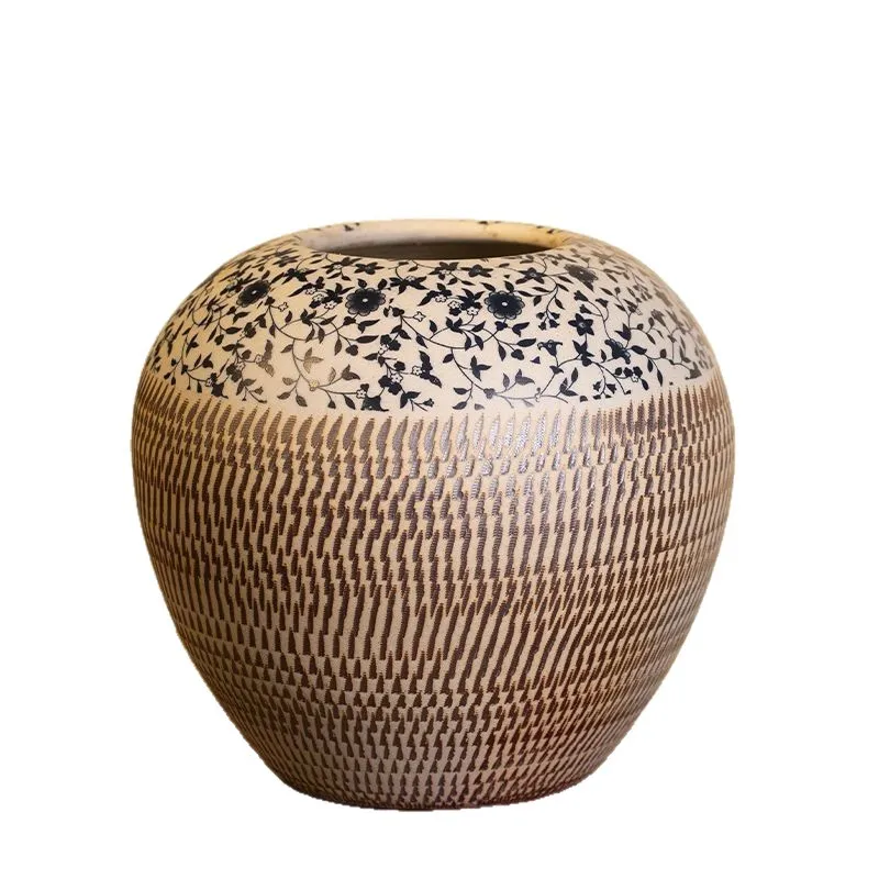 

Ceramics, vase, new Chinese style, living room, flower arrangement, light luxury, retro, versatile, ornament