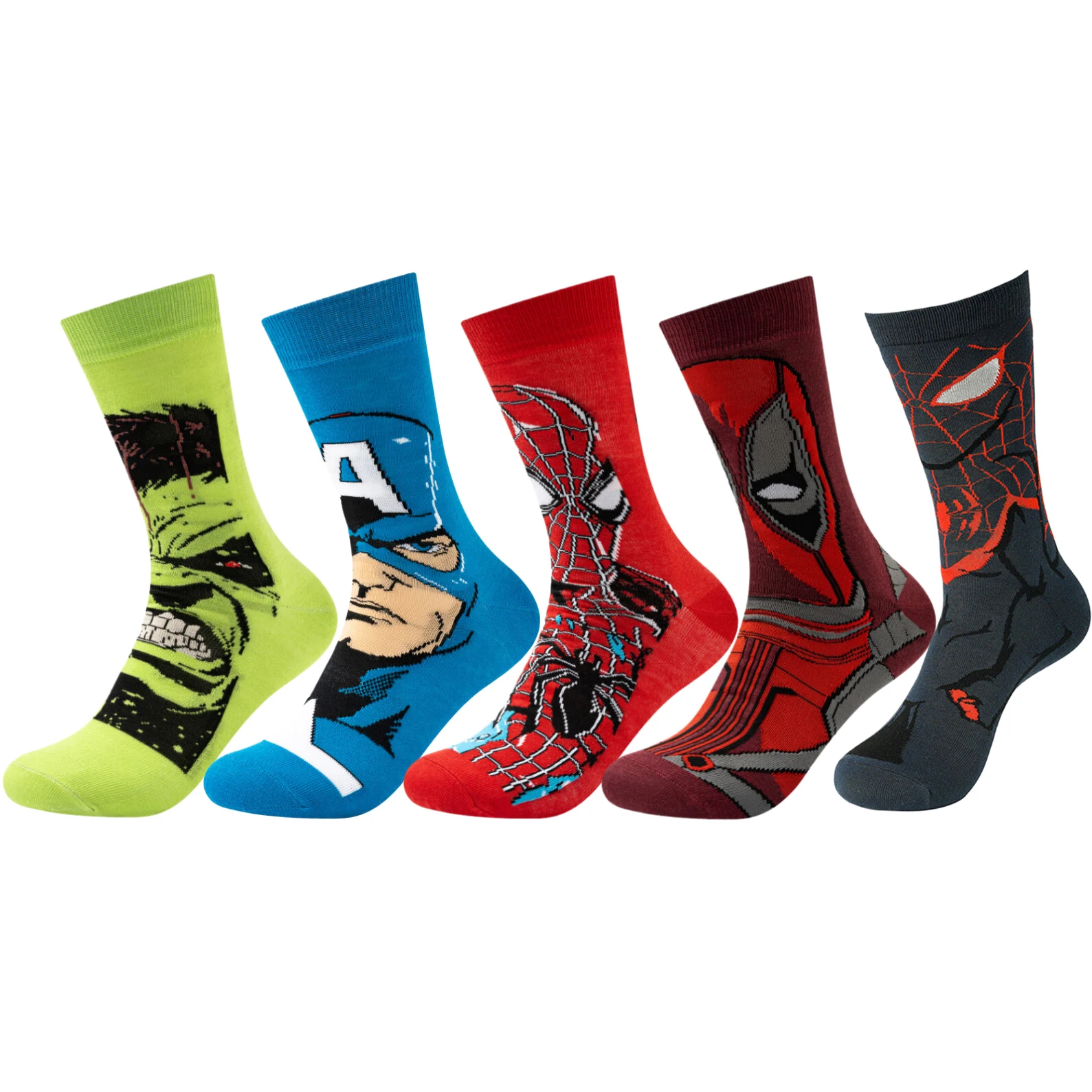 

1/5Pairs Potdemiel Disney Men Women Cartoon Anime Socks Street Fashion Novelty Funny Casual tube Socks