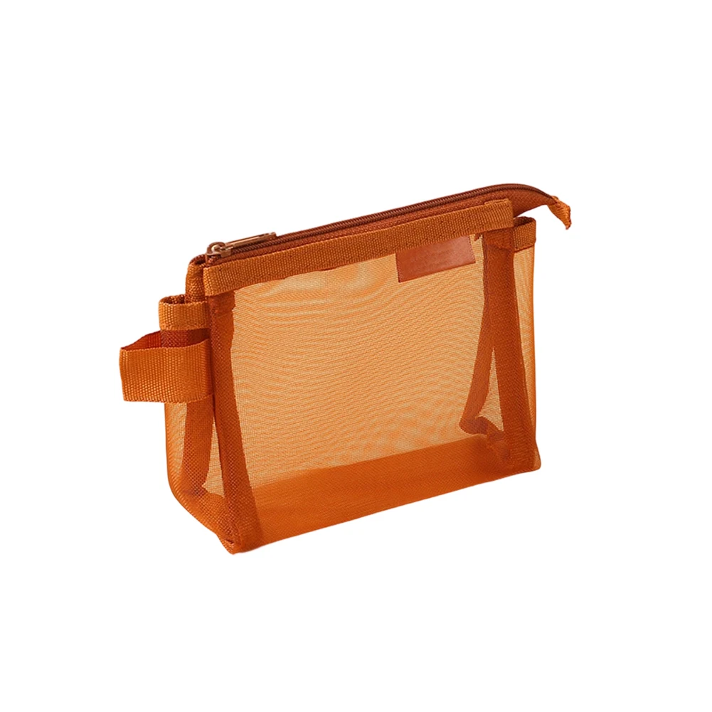 

For MINI For Earphones Nylon Zipper Pouch For Travel Brown, Green, Purple, Red, Blue Compact Design Retro Style