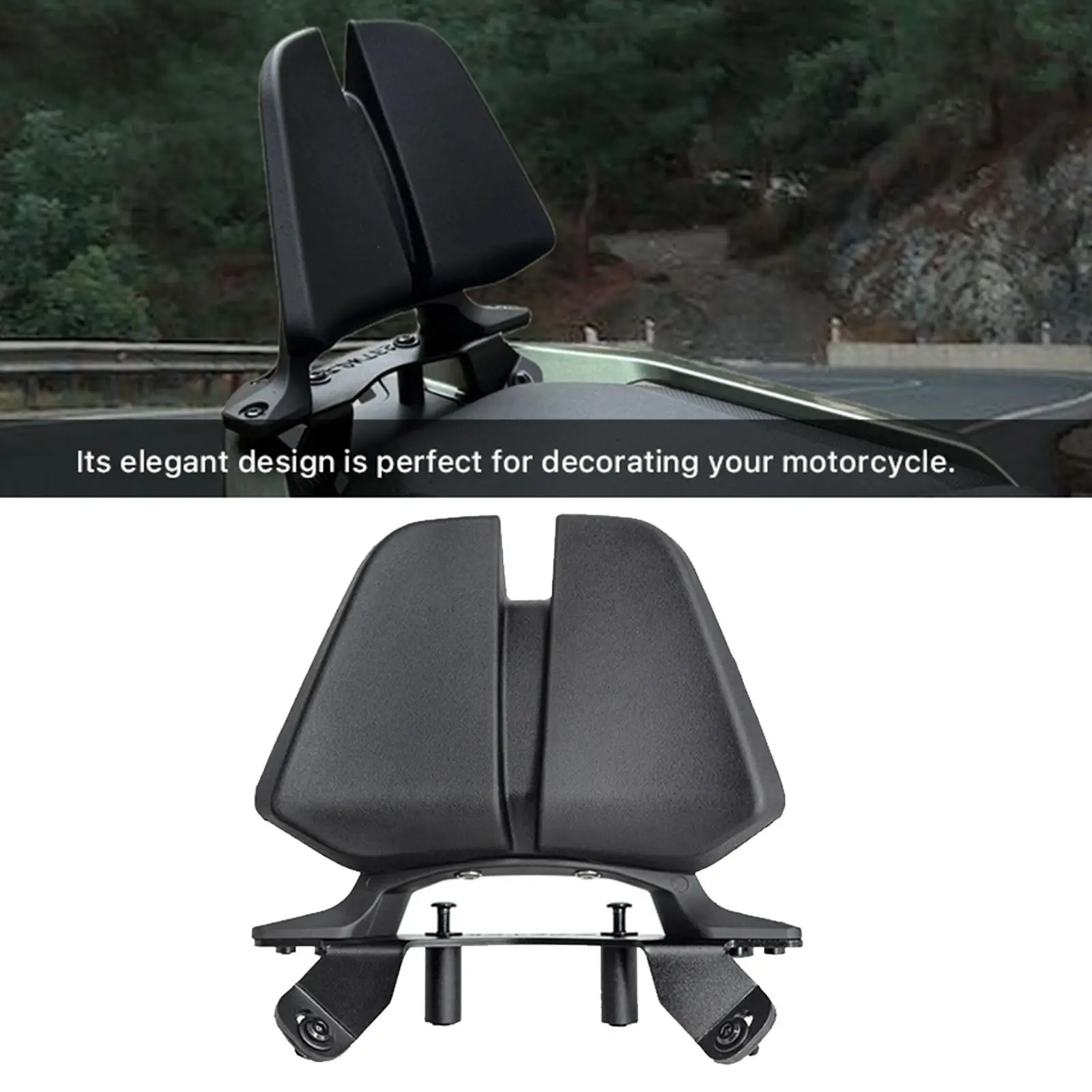 

Motorcycle Rear Seat Backrest Modification Multiuse for 368G Supplies