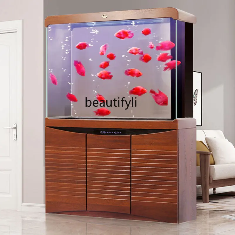 

Screen Fish Tank Aquarium Double-Sided Hallway Partition Large Change Water Ecological Bullet Fish Tank