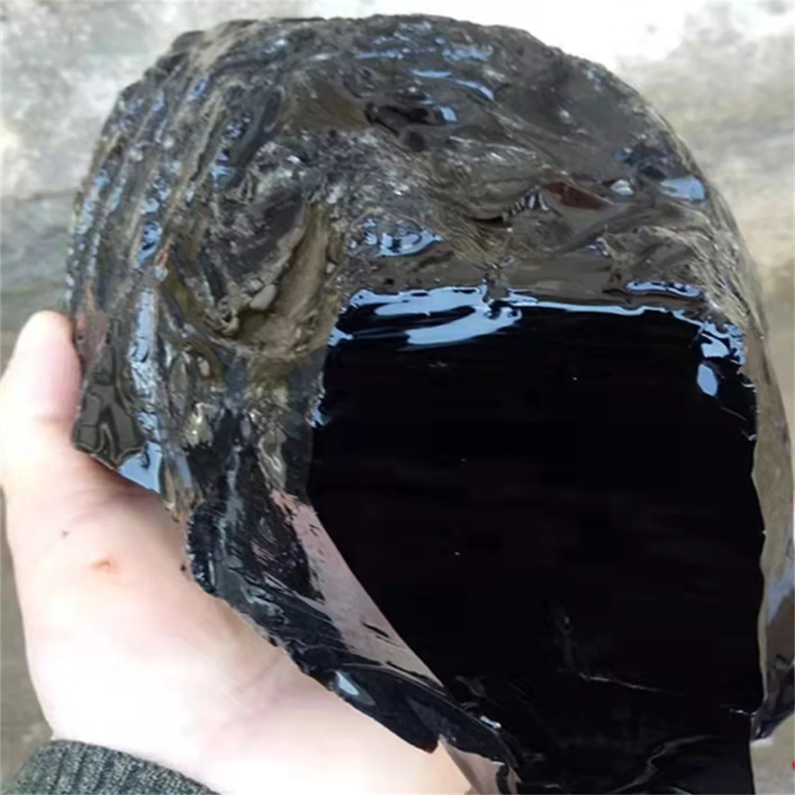 Natural Obsidian Ra… - image
