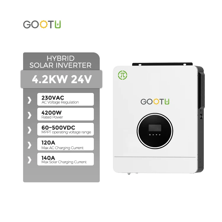 GOOTU Dual Output Hybrid Solar Inverter 4.2KW 24V EU Warehouse In Stock Inverter Solare Ibrido