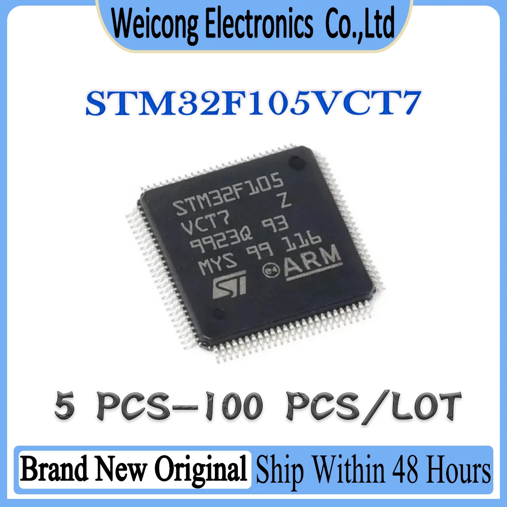 STM32F105 STM32F105VCT7 STM32F105VCT STM32F105VC STM32F105V STM32F STM32 STM New Original IC MCU Chip LQFP-100