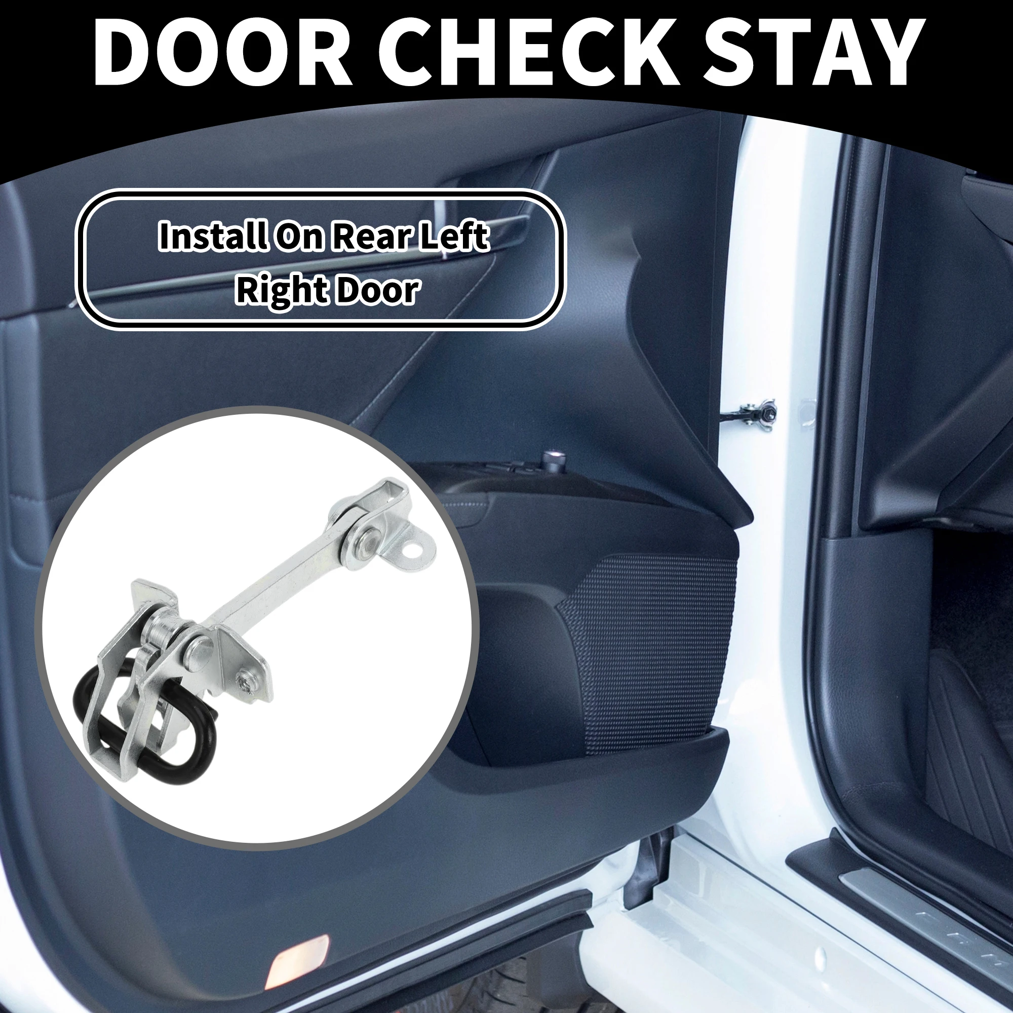 UXCELL Door Check Strap Stopper Limiter No.46845412 for Fiat Siena MK1 178 1996-2016