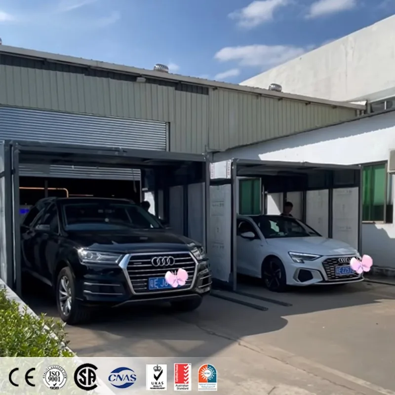 Customized Glass Sunroom Electric Retractable Carport Custom Make Color 3 Panel Fold for Car Use
