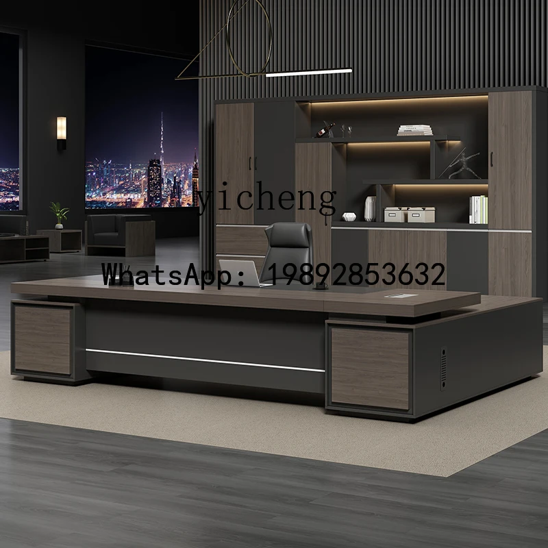 C3 Boss Desk Office Chair Combination Simple Modern President Desk Computer Desk