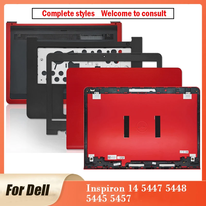 

NEW Original For Dell Inspiron 14 5447 5448 5445 5457 LCD Back Cover/Front Bezel/Palmrest/Bottom Case Non-Touch Red 5447 5448