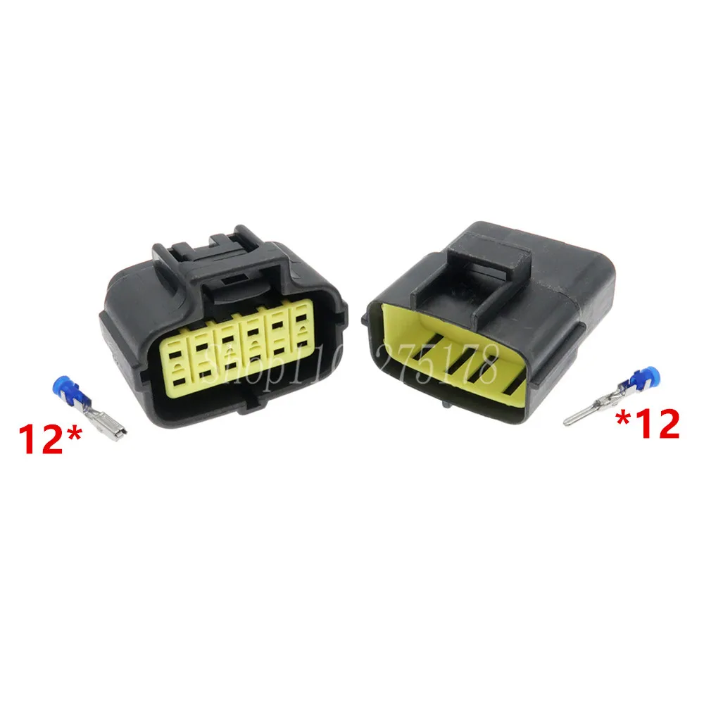 1 Set 12 Pin 174663-2 174661-2 Automotive Waterproof Gear Shift Sensor Male Female Electrical Auto Wire Connector