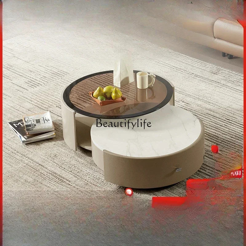 Z. مزيج إيطالي حديث لغرفة المعيشة وطاولة القهوة وشقة صغيرة للتخزين