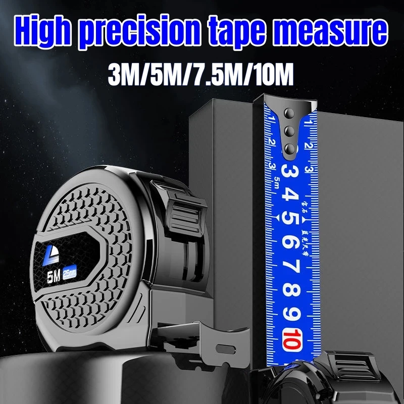 High precision Metric Tape measure Retractable 3/5/7.5/10M Measuring tape Retractable Ruler Woodworking Ruler Measuring Tools