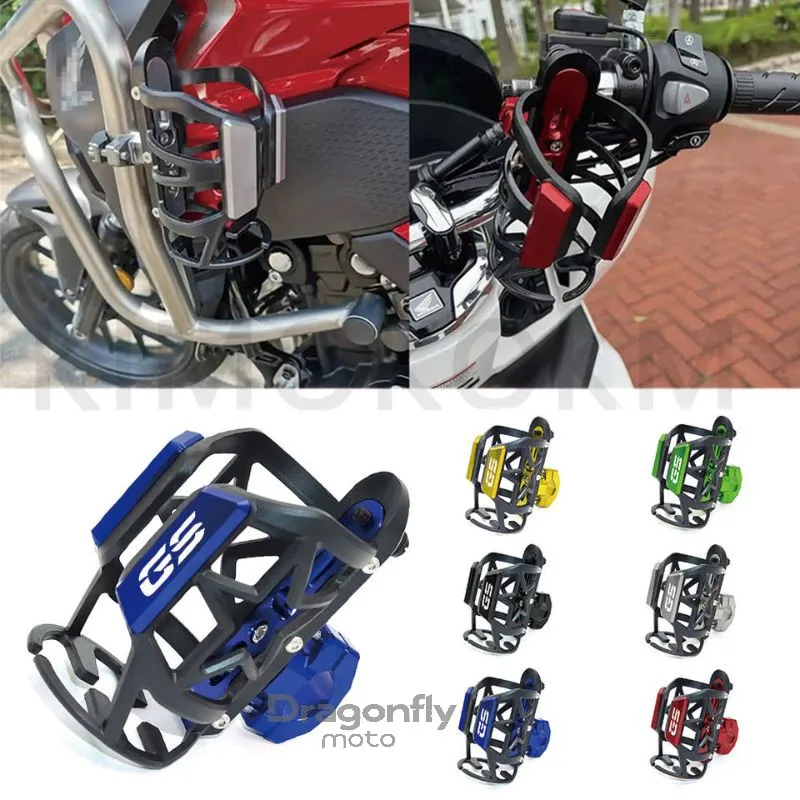 

For BMW R 1200 1250GS F700 800 GS G310GS Motorcycle Universal Accessories CNC Aluminum Beverage Water Bottle Drink Cup Holder