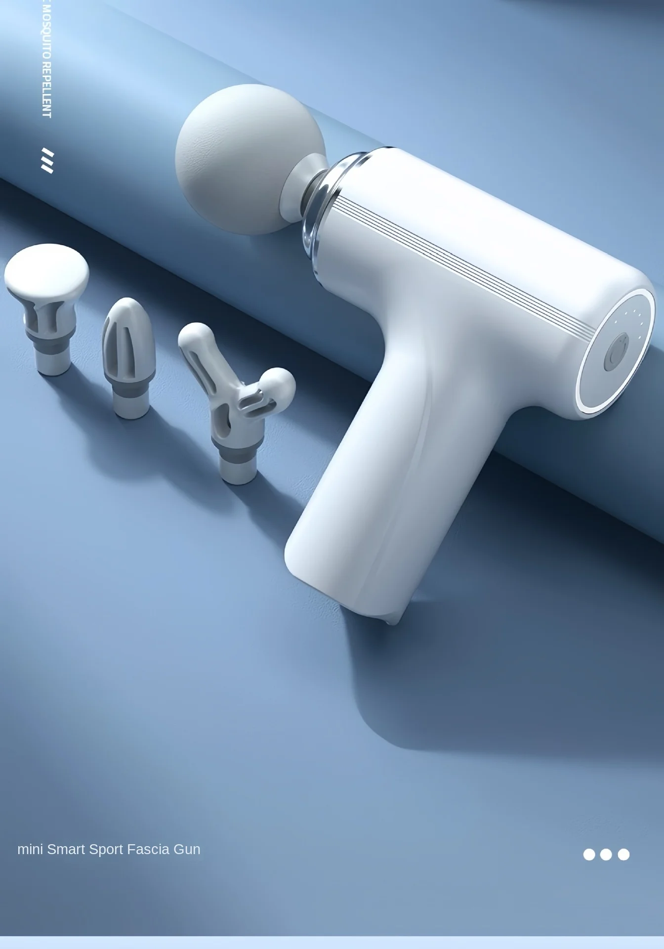 

Mini Massage Gun Professional Deep Tissue Portable Muscle Relax Quiet 36dB 4 Attachments 6KG Thrust Rechargeable Essential