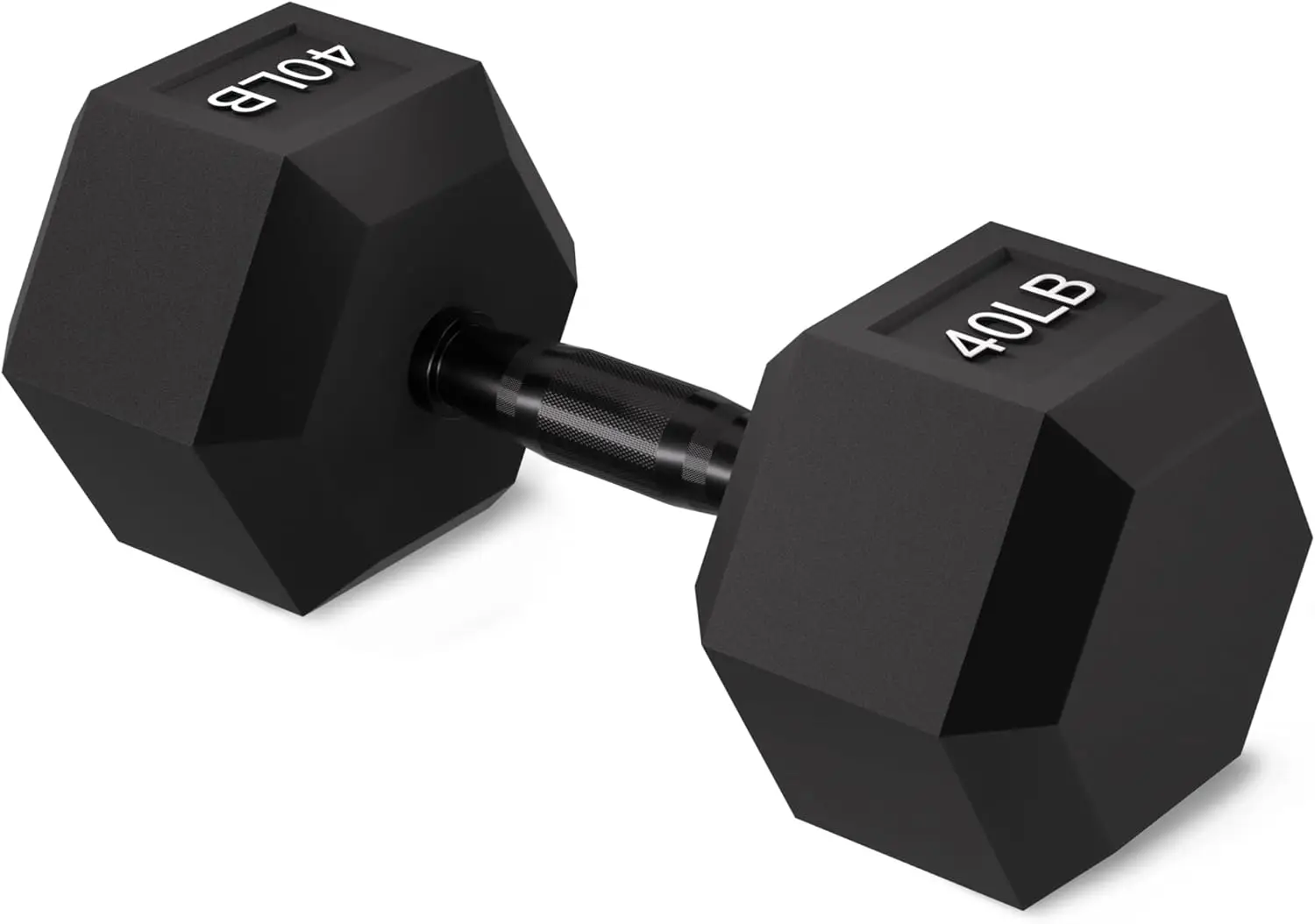 

Hex Rubber Dumbbell Set with Anti-Slip Handle for Home Gym - Multiple Sizes Available