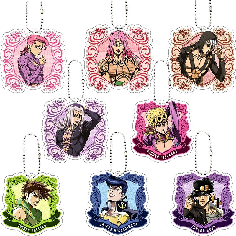 Diavolo Trish Una JOJO Acryl-Schlüsselanhänger Rucksack-Hängeornamente Anime-Cartoon Günstige Dekorationsaccessoires Geburtstagsgeschenk