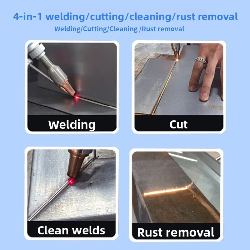 In Stock Welding Machin 1500W Rust Removal Cutting Cleaning 4-in-1 Handheld Laser Welder