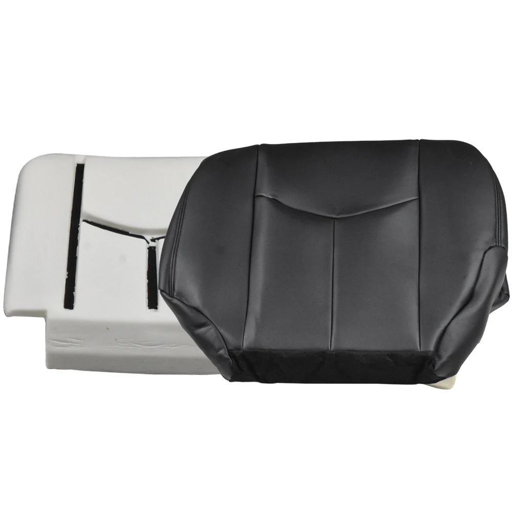 

Driver Bottom Seat Cover & Foam Cushion Pad for 2003-2006 Chevy Silverado & GMC Sierra Color Code 692/69i Dark Pewter Gray