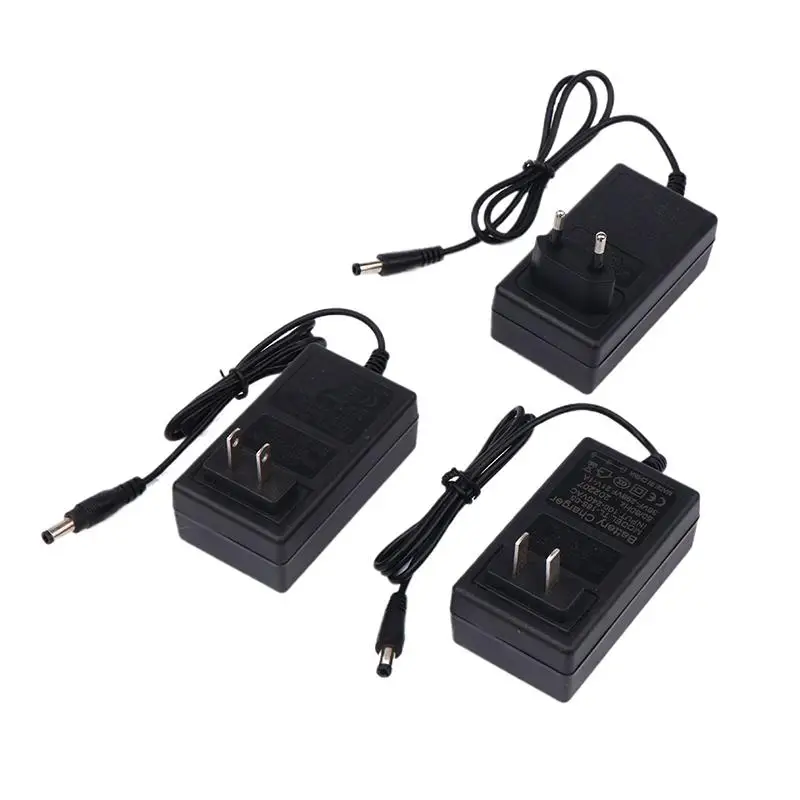 21v Lithium Battery Charger 1A For 18v ​​Electric Drill Intelligent Power Adapter EU US Plug Transformer 5-string Charger