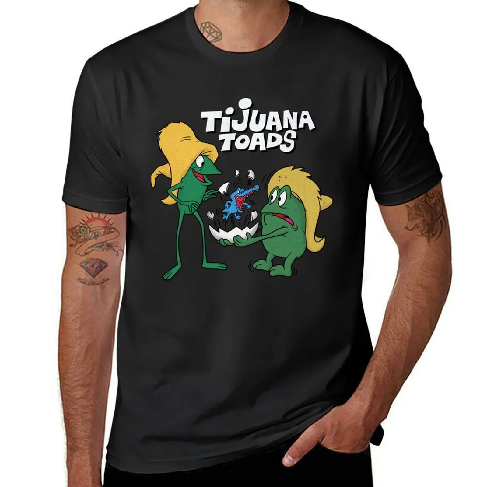 Music Vintage Retro Tribute To Obscure Cartoon Characters The Tijuana Toads Toro And Pancho Love You T-Shirt