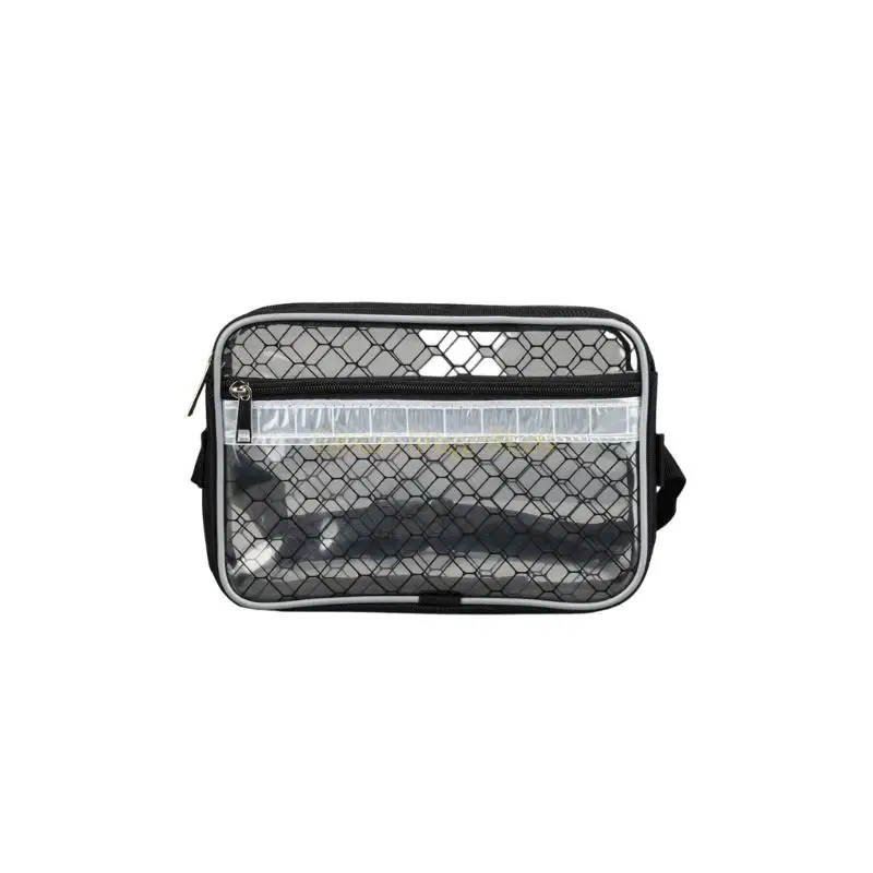 

X90D Antistatic Cleanroom Clear Tool Bag Closure PVC Waist Bags for Engineer Practical Shoulder Pack Working