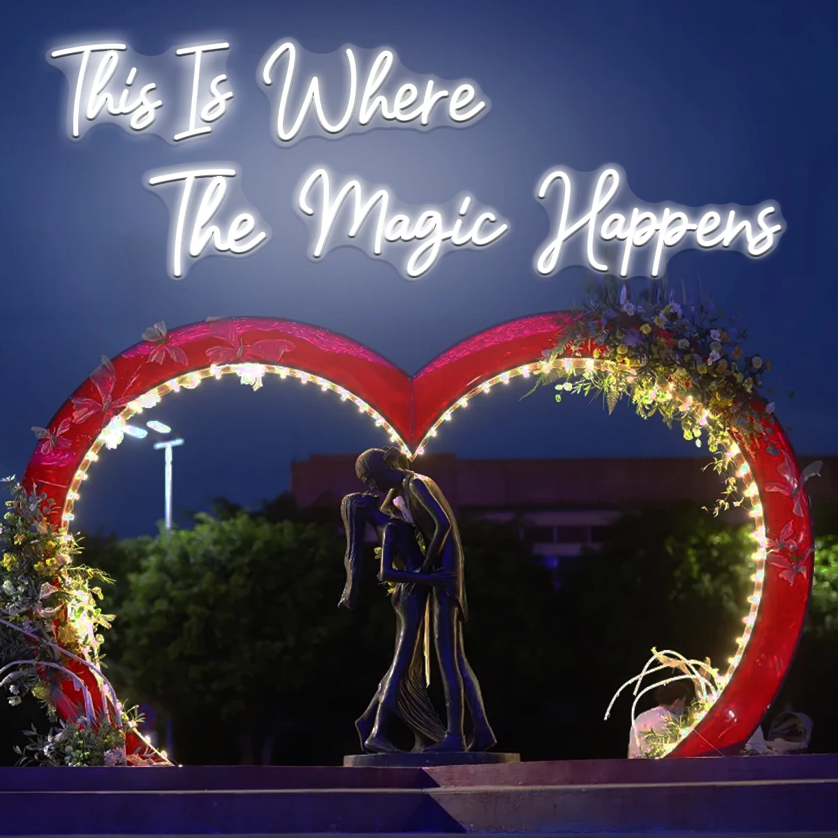 

This TS Where The magic Happens neon is a great way to propose, express your feelings, and celebrate your birthday gift party