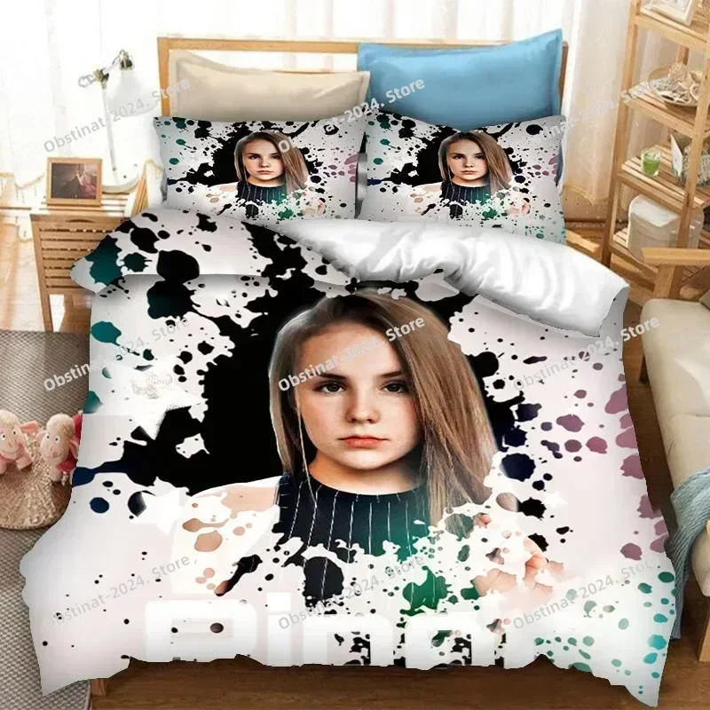 طقم سرير بايبر روكيل طقم سرير مطبوع مع كيس وسادة غطاء لحاف سرير ناعم فردي مزدوج كوين سوبر كينج مقاس للأطفال والكبار