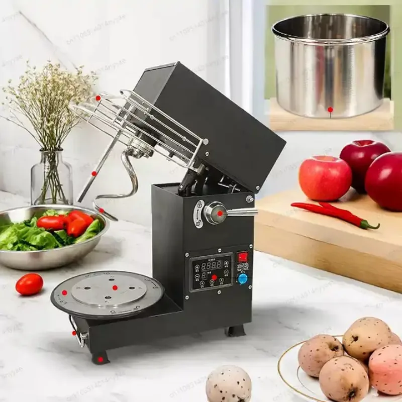 

Съемный тестомес-диспенсер из нержавеющей стали 304 с дисплеем температуры и таймером, объемом 5л, 7л, 10л, 20л